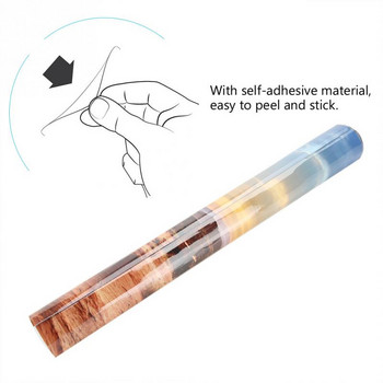 Διακόσμηση από χαρτί φόντου με φόντο το Sun and Desert Aquarium τρισδιάστατο αυτοκόλλητο PVC Δεξαμενή ψαριών