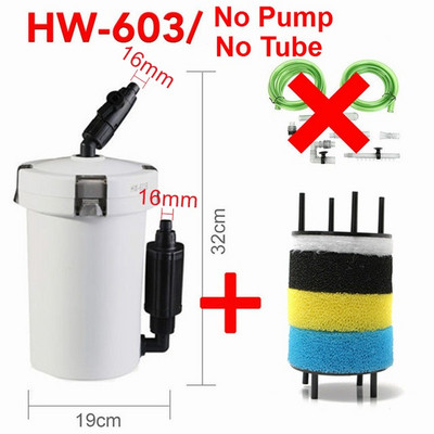 220-240V SunSun Filtru pentru acvariu Pre-filtru biochimic HW602B/603B EW602B/603B Filtru din burete pentru rezervor de pește extern