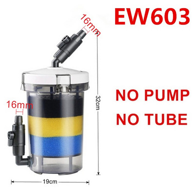 220-240V SunSun Filtru pentru acvariu Pre-filtru biochimic HW602B/603B EW602B/603B Filtru din burete pentru rezervor de pește extern
