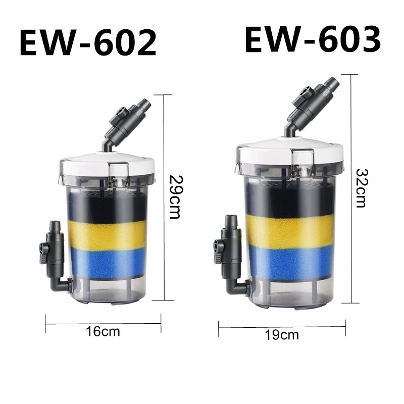 220-240V SunSun Filtru pentru acvariu Pre-filtru biochimic HW602B/603B EW602B/603B Filtru din burete pentru rezervor de pește extern