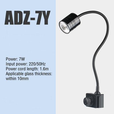 Reflector pentru acvariu cu clemă pentru acvariu cu 3 culori, reglabil și telecomandă cu gât de gâscă pentru rezervorul de pește plantat 3w 5w 7w