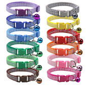 1 ΤΕΜ. Χαριτωμένο κολάρο γάτας Μικρό κολάρο για κουτάβι για γάτα Φιόγκο Κολιέ με κουδούνι για σκύλους Τσιουάουα για κατοικίδια