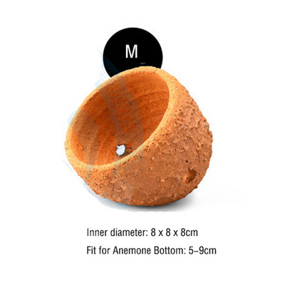 Anemone Nest takistab ärajooksmist savi ja elava kiviga, mis on loodud akvaariumi reeftanki akvaariumitaimede jaoks