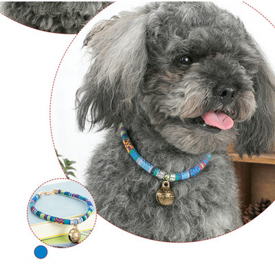 Podesiva ogrlica za kućne ljubimce Ogrlice za mačke i povoci Proizvodi za mačke Starinski povodac za ogrlicu za pse s zvonastom kopčom Dodaci