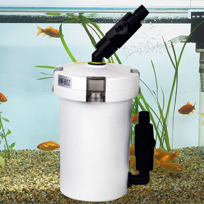 6W 400L/h filtrēšanas sistēmas akvārija instrumenti (bez sūkņa) Fish Tank Ultra Mini ūdens attīrīšanas ārējā tvertnes filtrs