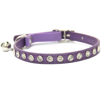 Δερμάτινο κολάρο γάτας με κολάρο ασφαλείας καμπάνα με κολάρο γατάκι με ελαστικό ιμάντα για γάτες Μαύρο μπλε κόκκινο πορτοκαλί πράσινο λάιμ