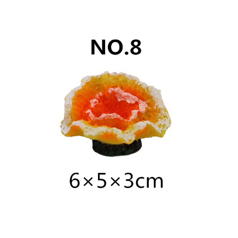 Simulacija živopisnih koraljnih ukrasa od smole za akvarij Umjetni koralj za ukrase za akvarijum Šareni koralj za ukrase za akvarijum