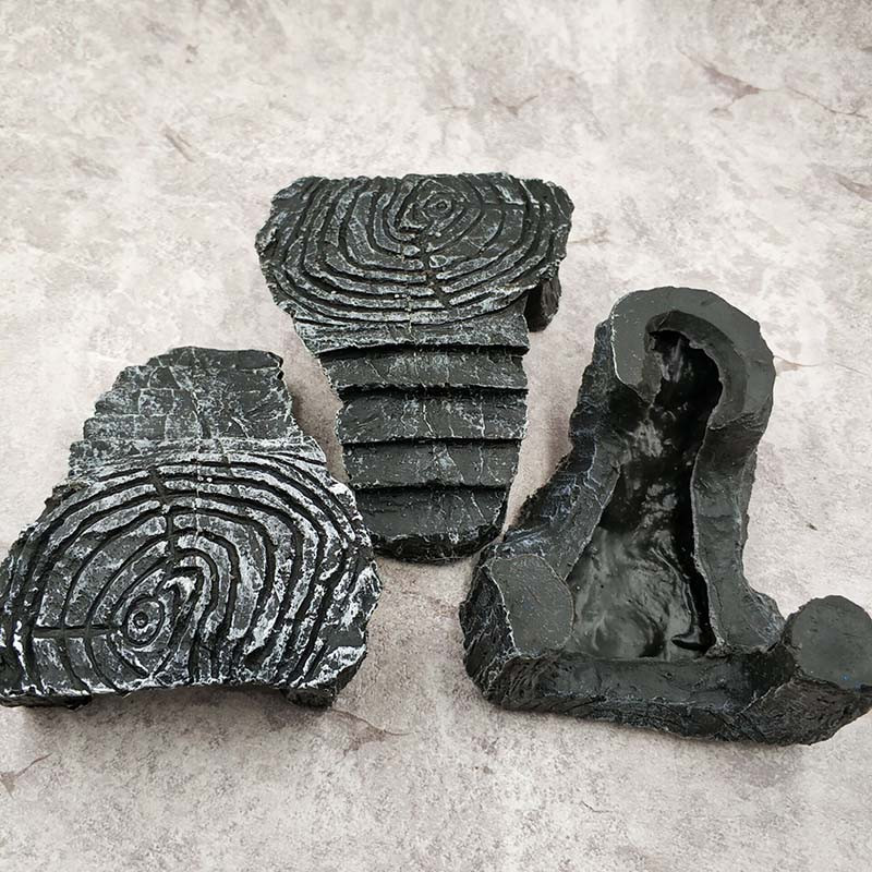 Ρητίνη Aquatic Στολίδι Δεξαμενή ψαριών Χελώνα Τρίποδα Μπαλκόνι Αναρρίχησης Σκάλα Παιχνίδι Τοπίο Διακόσμηση Ενυδρείου