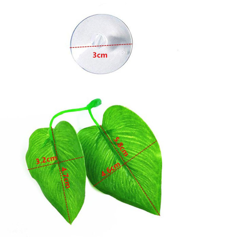 Decor artificial pentru frunze de acvariu Betta Odihna peștilor de reproducere a plantelor ornamentale Betta Fish Joacă Relaxează-te Ascunde frunze Peisaj hamac