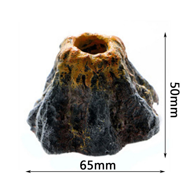 Akvaariumi vulkaani kujuga hapnikupumbaga kalapaak, õhumullide kaunistused ja kaunistused koduseks käsitööks
