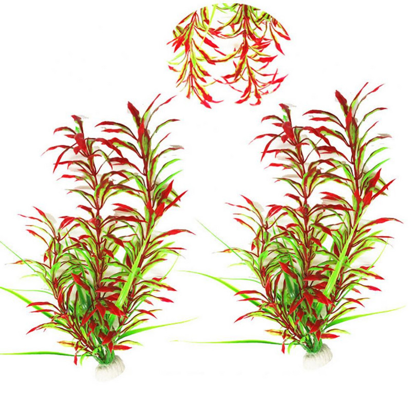 Akvaariumi haljastuskaunistus Taim Vesi Rohi Plastik Kunstlik haljastus Kaunistus Akvaarium Akvaariumi simulatsioon vee-pla