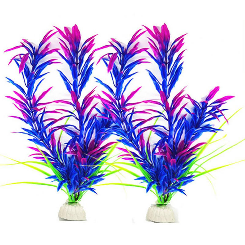 Akvaariumi haljastuskaunistus Taim Vesi Rohi Plastik Kunstlik haljastus Kaunistus Akvaarium Akvaariumi simulatsioon vee-pla