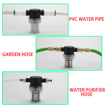 Филтър за поливане на градината 1/2\'\' 3/4\'\' 1\'\' Пластмасова напоителна система Предварителен филтър за примеси Аквакултура Филтър за домакински водопроводни тръби