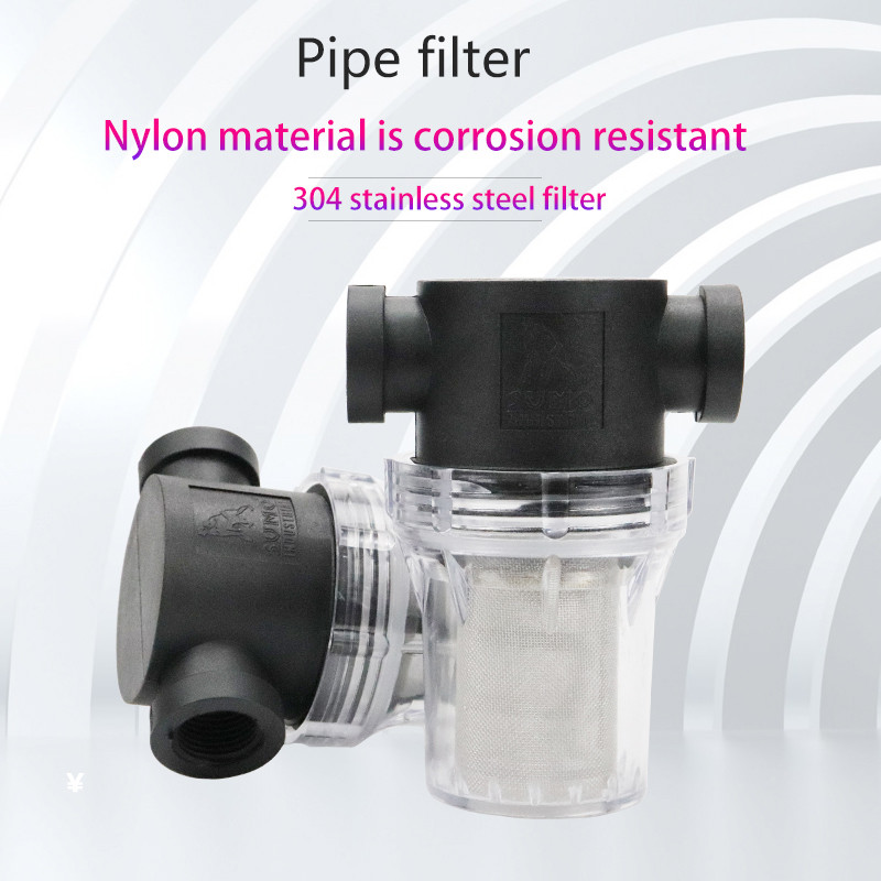 Filter za zalijevanje vrta 1/2'' 3/4'' 1'' Plastični sustav za navodnjavanje Predfilter za nečistoće Vodovodni filtar za vodovodne cijevi u kućanstvu