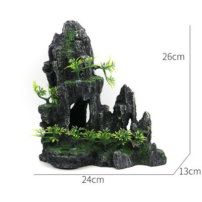Akvaariumi kaunistustarvikud Akvaariumi haljastus Kunstlikud dekoratiivsed kivid Ornamendid Simulatsioon Kiviktaimla Veemaastiku sisekujundus