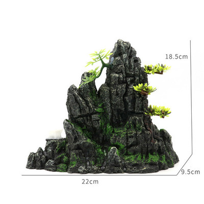 Akvaariumi kaunistustarvikud Akvaariumi haljastus Kunstlikud dekoratiivsed kivid Ornamendid Simulatsioon Kiviktaimla Veemaastiku sisekujundus