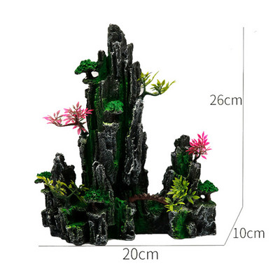Akvaariumi kaunistustarvikud Akvaariumi haljastus Kunstlikud dekoratiivsed kivid Ornamendid Simulatsioon Kiviktaimla Veemaastiku sisekujundus