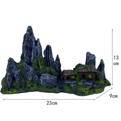 Akvaariumi kaunistustarvikud Akvaariumi haljastus Kunstlikud dekoratiivsed kivid Ornamendid Simulatsioon Kiviktaimla Veemaastiku sisekujundus