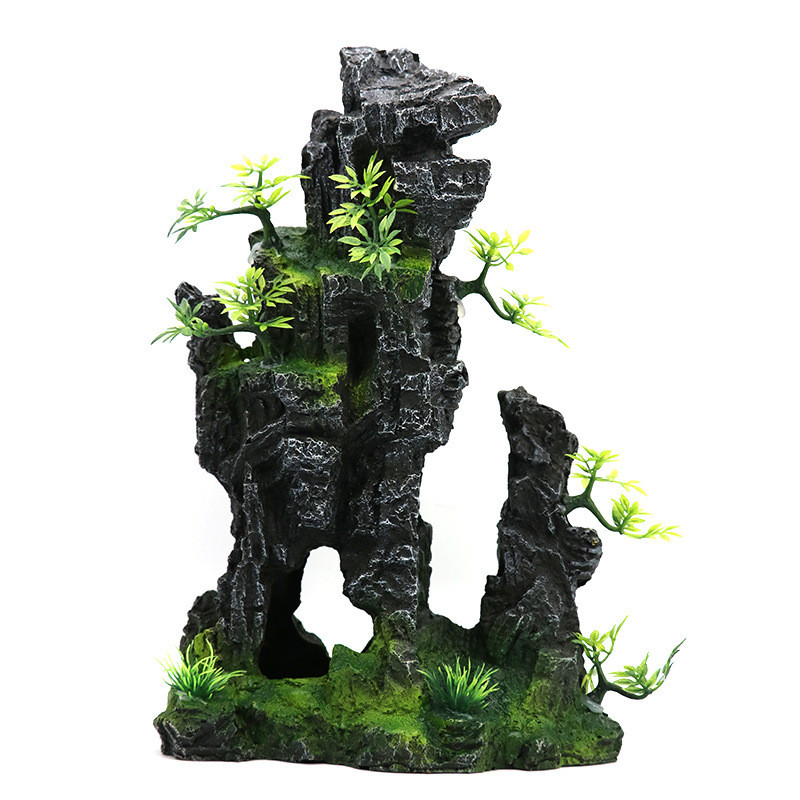 Akvaariumi kaunistustarvikud Akvaariumi haljastus Kunstlikud dekoratiivsed kivid Ornamendid Simulatsioon Kiviktaimla Veemaastiku sisekujundus