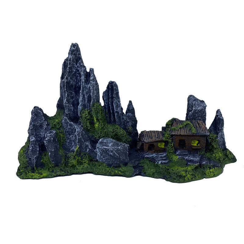 Akvaariumi kaunistustarvikud Akvaariumi haljastus Kunstlikud dekoratiivsed kivid Ornamendid Simulatsioon Kiviktaimla Veemaastiku sisekujundus