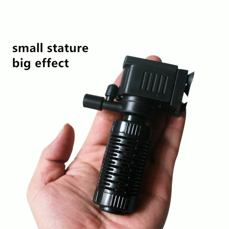 Filtru 3 în 1 pentru filtru de rezervor de pește de acvariu Mini filtru de rezervor de pește pentru purificator de apă submersibil de oxigen de acvariu Dropshipping