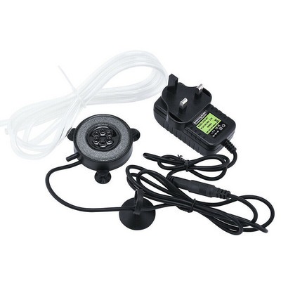 Lumină subacvatică submersibilă pentru rezervor de pește, cu LED-uri care schimbă culoarea, bule de aer pentru acvariu, 6 buc. Lampă care produce oxigen pentru rezervorul de pește