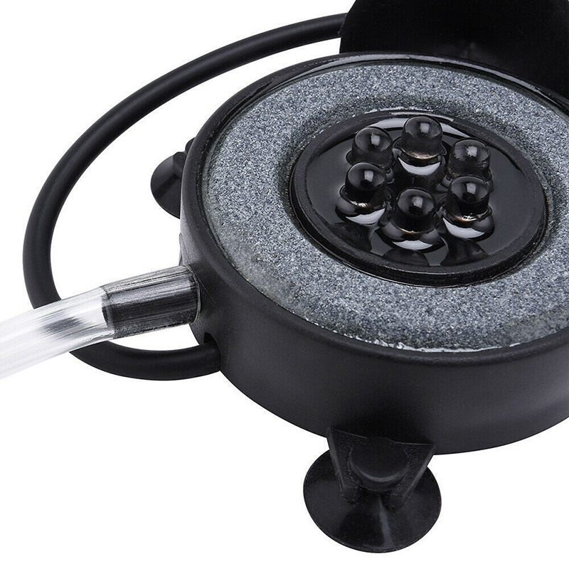 Lumină subacvatică submersibilă pentru rezervor de pește, cu LED-uri care schimbă culoarea, bule de aer pentru acvariu, 6 buc. Lampă care produce oxigen pentru rezervorul de pește