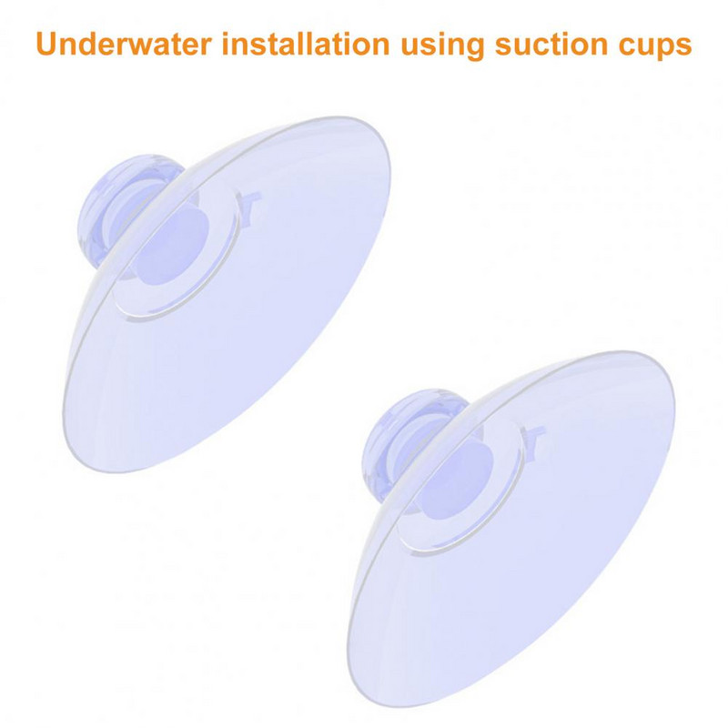 Akvaariumi akvaariumi akvaariumi RGB valgusti praktiline suure heledusega kompaktse suurusega veealune basseinilamp akvaariumi jaoks