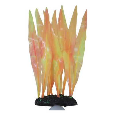 Ornament decorativ de alge marine moale din silicon din varec ornament cu efect strălucitor pentru acvariu decor peisagistic pentru acvariu