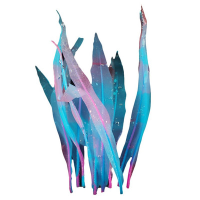 Ornament decorativ de alge marine moale din silicon din varec ornament cu efect strălucitor pentru acvariu decor peisagistic pentru acvariu