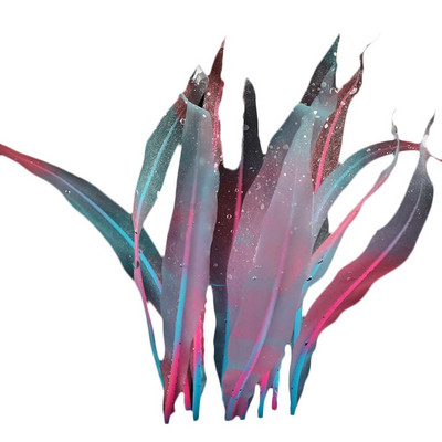 Ornament decorativ de alge marine moale din silicon din varec ornament cu efect strălucitor pentru acvariu decor peisagistic pentru acvariu