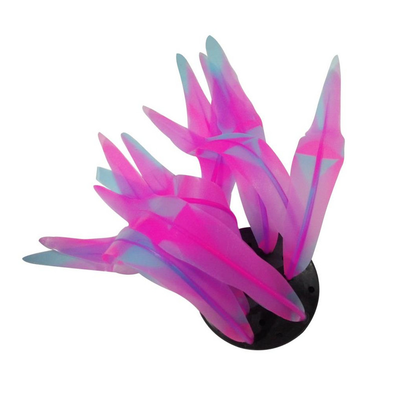 Ornament decorativ de alge marine moale din silicon din varec ornament cu efect strălucitor pentru acvariu decor peisagistic pentru acvariu