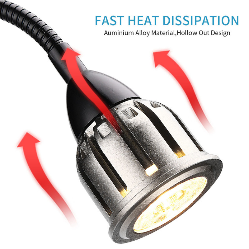 FishTankSpotlight akvaariumi klamber akvaariumi valgus akvaariumi merepaak Lõuna-Ameerika paagi prožektor LED valgus öövalgusnupp