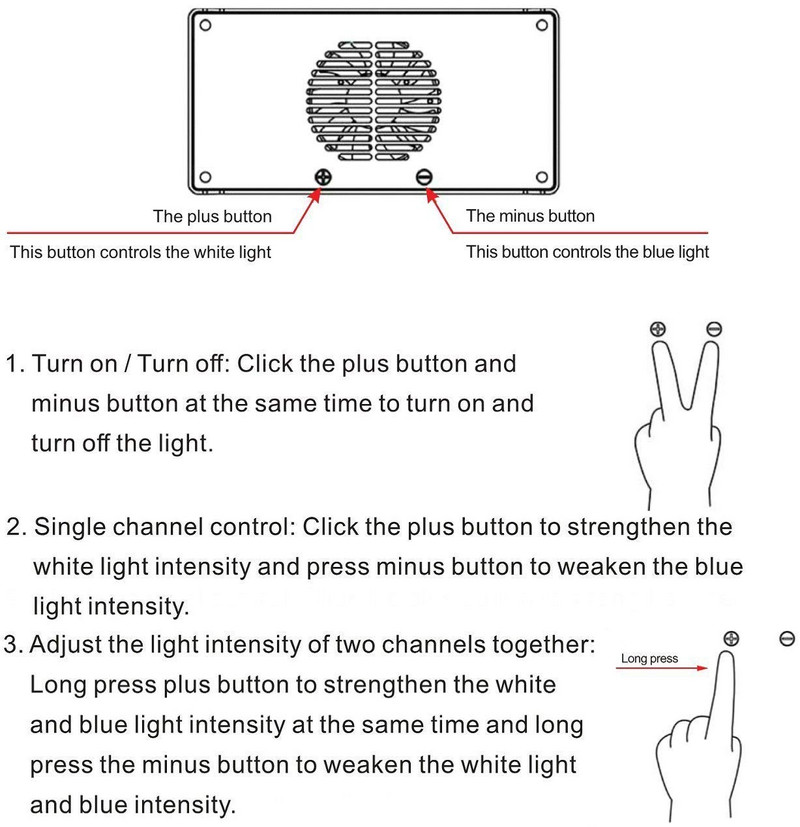 Originalno Spectra svjetlo za akvarij 30 W Osvjetljenje za slanu vodu s prigušivanjem za akvarij s koraljnim grebenom US EU utikač