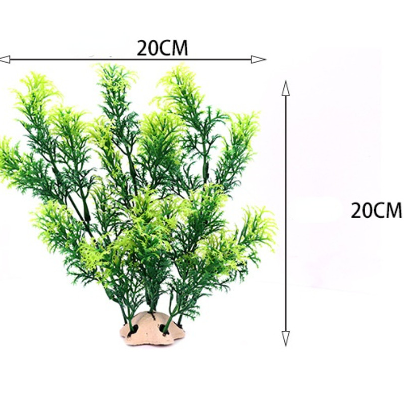 Fish Tank Simulation Aquatic Plants Σετ Ενυδρείου Διακόσμηση Πλαστικά φυτικά στολίδια Underwater World Landscape Aquarium Supplies