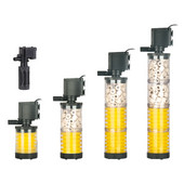 Filtru de acvariu multifuncțional Filtru pentru rezervor de pești Filtru încorporat pentru filtru de burete de acvariu Pompă submersibilă Pompă de oxigen