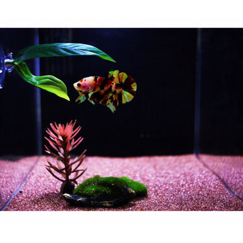Διπλής στρώσης προσομοίωσης Διακοσμητικό Φύλλο Betta Fish Rest Spawning Leaf Betta Fish Bed αιώρα για δεξαμενή ψαριών Aquarium xobw
