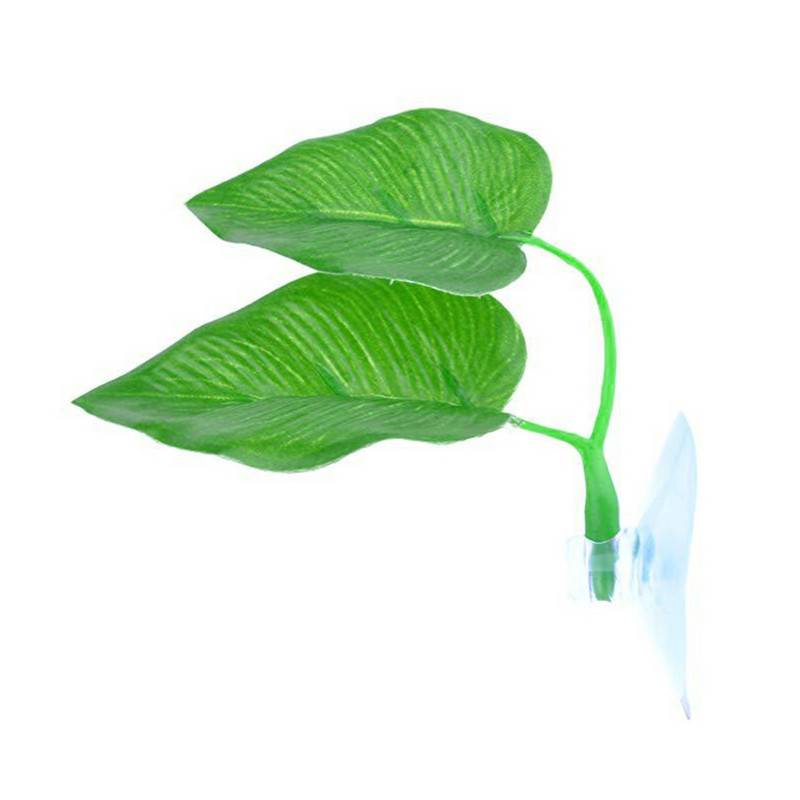 Simulare în două straturi Frunze ornamentale Betta Pește Rest Frunze de depunere a icrelor Betta Pești Pat Hamac pentru rezervor de pești Acvariu xobw