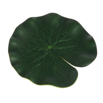 5db mesterséges úszó tavirózsa levél EVA lótusz virágos tó dekor szimuláció lótusz növény akvárium medence dekorációhoz 10 cm