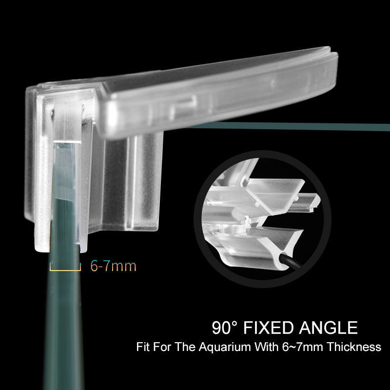 Mini LED akvariumo lemputė ant stačiakampio akvariumo šviestuvų Koralų rifų mažų žuvų rezervuarų vandens augalų žibintai