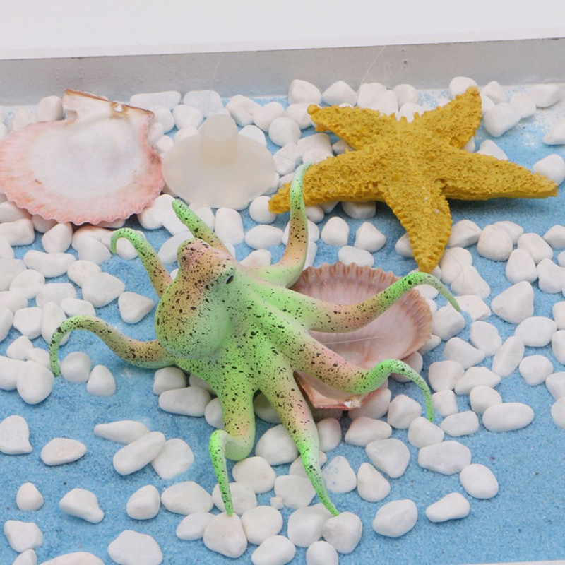 1 buc. rezervor de pește de acvariu, artificială, fluorescentă, ornament din silicon de caracatiță, accesorii de decor pentru acvariu, accesorii pentru animale de companie