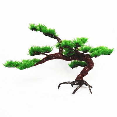 Simulare de plante în ghiveci de festival de 13 cm, bonsai decorativ, brad de pin artificial, pentru birou, rezervor, acvariu, bricolaj, accesorii ornamentale
