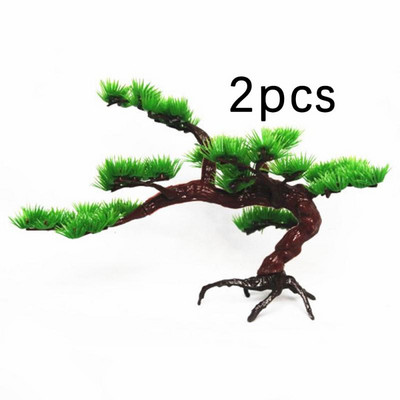 Simulare de plante în ghiveci de festival de 13 cm, bonsai decorativ, brad de pin artificial, pentru birou, rezervor, acvariu, bricolaj, accesorii ornamentale