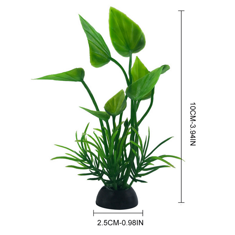 Διακόσμηση δεξαμενής ψαριών Υδάτινα φυτά Τεχνητά ρεαλιστικά πλαστικά ψεύτικα φυτά ενυδρείου Fish tank Fish & Aquatic Pet Supplies