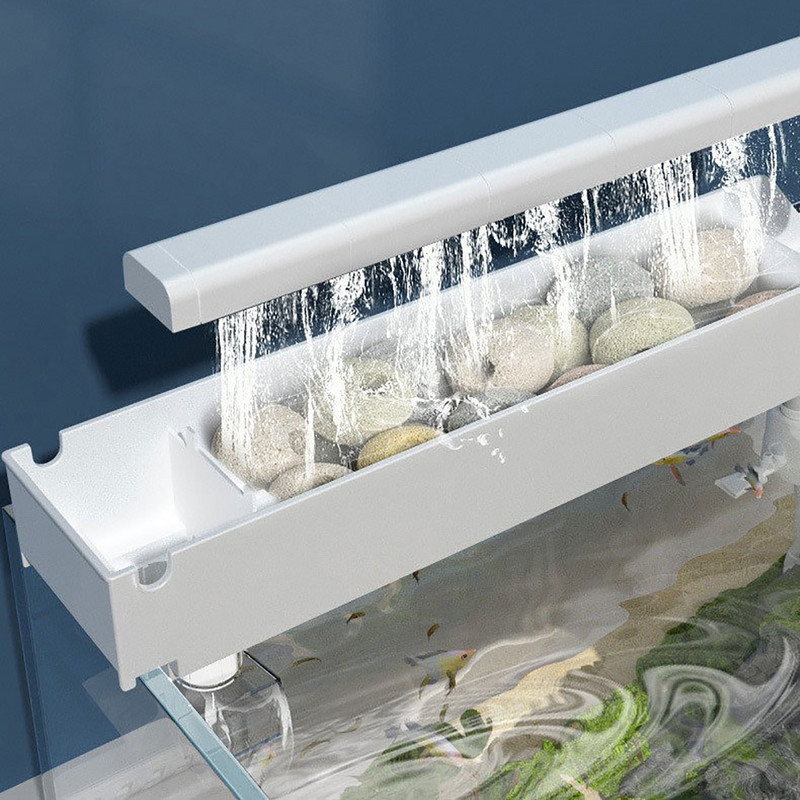 220 V 4-ühes kalapaagi filter, filtreerimine, tsirkulatsioonisüsteem, filtripump, õhutus koos filtrikarbiga Ülemine filter Akvaariumi puhastus