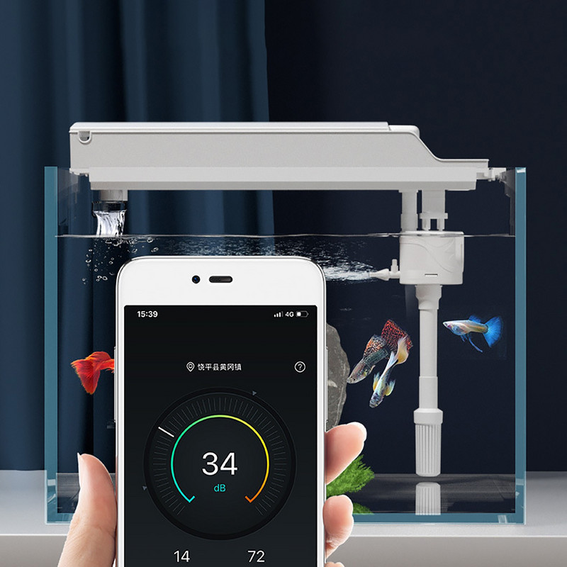 220 V 4-ühes kalapaagi filter, filtreerimine, tsirkulatsioonisüsteem, filtripump, õhutus koos filtrikarbiga Ülemine filter Akvaariumi puhastus