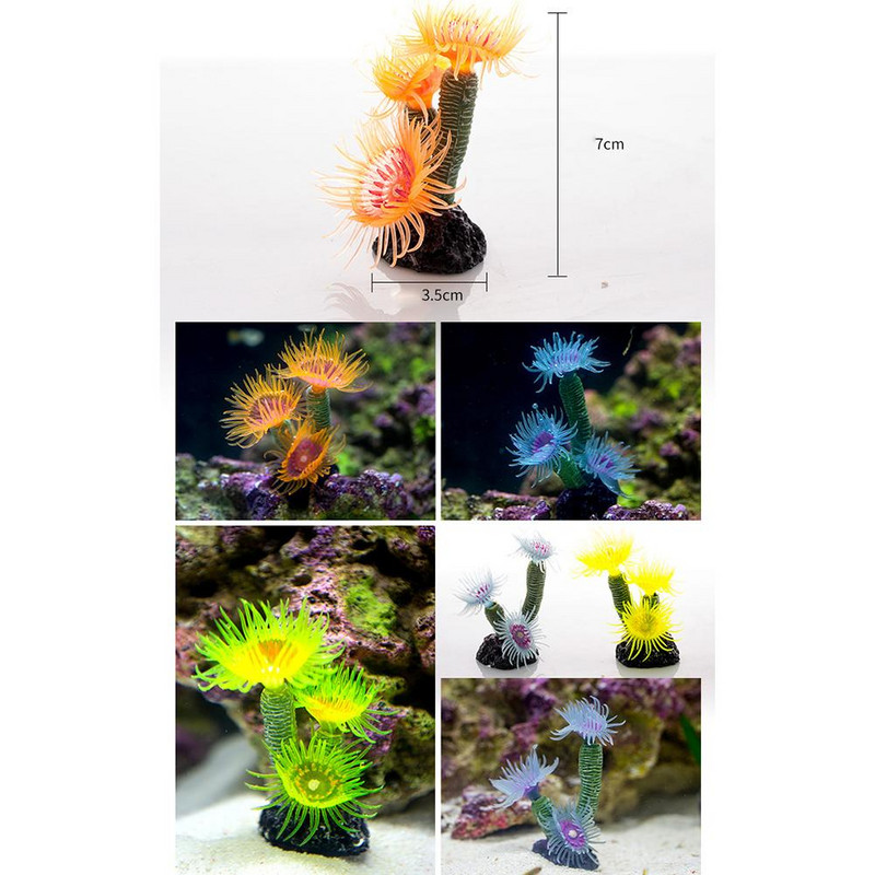 Coral Ornamente artificiale Simulare Rășină Viața marină Acvariu Peisagistic Decorație