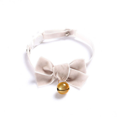 Guler de pisică reglabil cu fundă de catifea cu guler de siguranță cu clopot Guler pentru pisici pentru pisică cu colecție de culori clasice Cățeluș de companie Câine mic