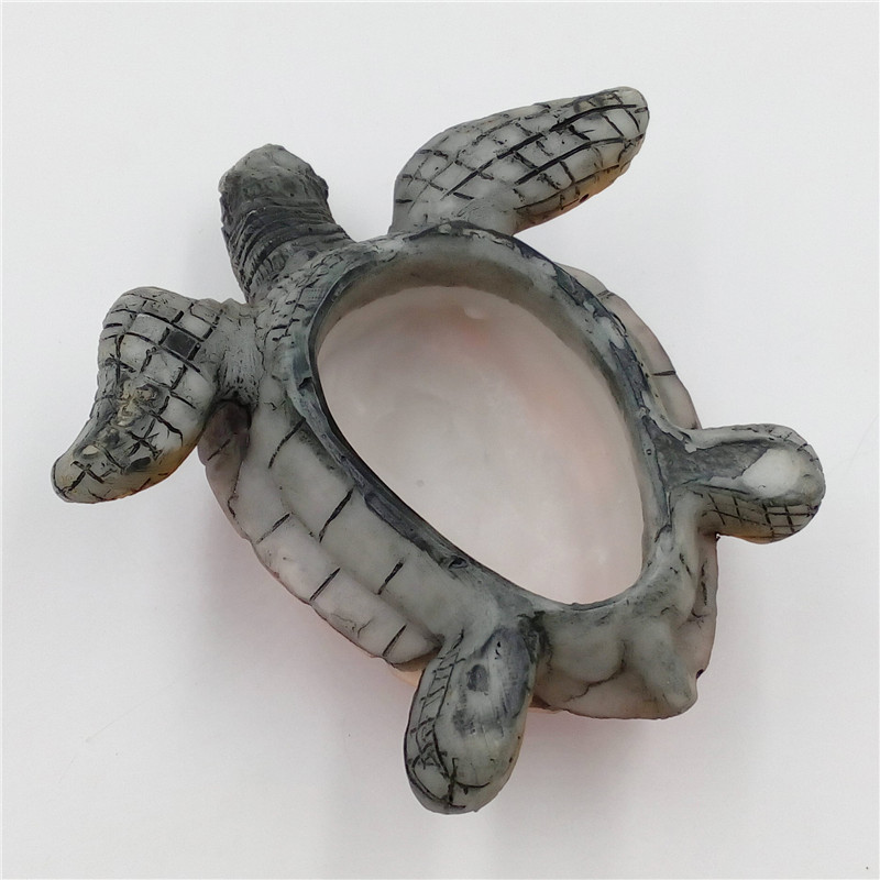 Ornament elegant pentru acvariu broasca testoasa din poliresina broasca testoasa artificiala rezervor de pesti broasca testoasa aprovizionare 1 buc accesorii acvariu