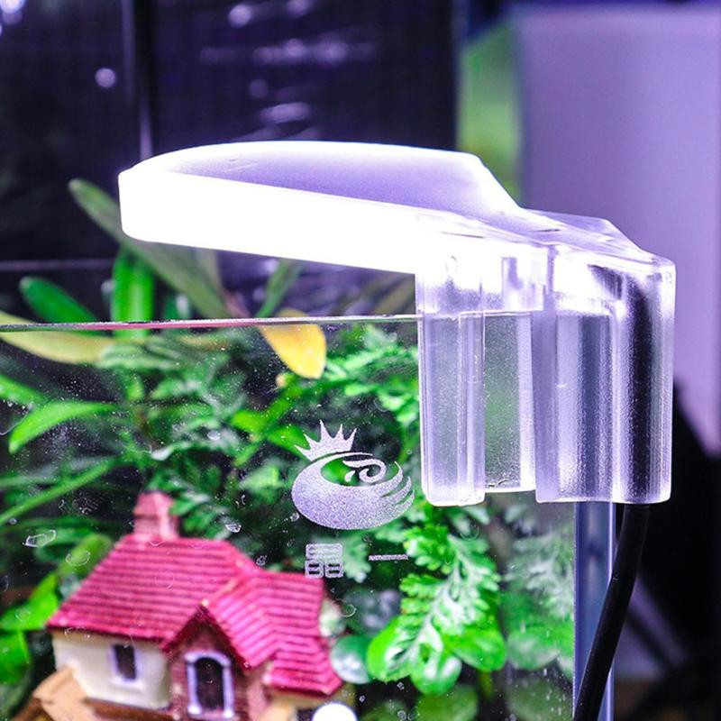 Mini vodootporna LED svjetiljka za akvarij Fish Tank Lampa za uzgoj vodenih biljaka